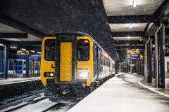 Northern class 156 in a blizzard