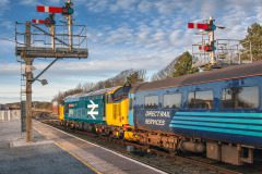 DRS Class 37558 at Barrow-in-Furness