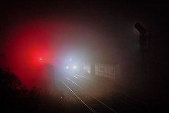 Foggy night at Gainsborough