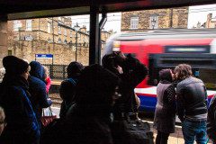 The Kiss - Saltaire station. March 1st  2015