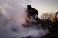 Early morning, Baron Street depot, East Lancs Railway