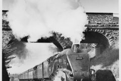 ex-LNER A4 no.60024 'Kingfisher' leaving Perth
