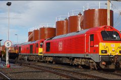 67 004 & 60 091 at Toton MPD