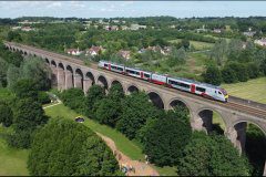 755 333 on Chappel Viaduct