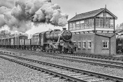 LMS / BR 8F no.48624 on mixed freight